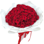 ช่อกุหลาบสีแดง